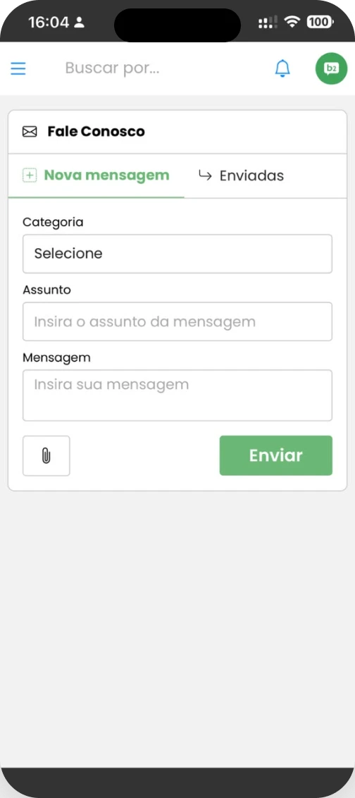 Contact channel right in the app